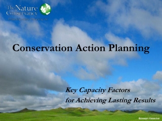 Conservation Action Planning