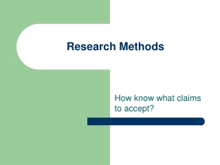 Research Methods