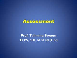 Assessment