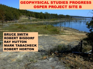 GEOPHYSICAL STUDIES SITE B