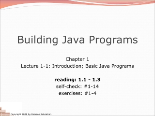 Building Java Programs