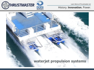 waterjet propulsion systems