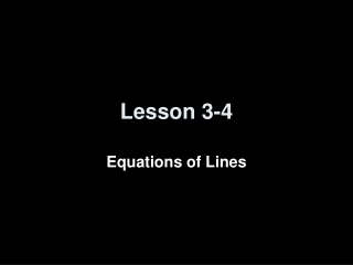 Lesson 3-4