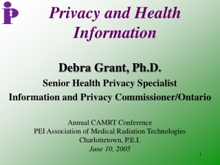 Privacy and Health Information