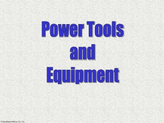 Power Tools and Equipment