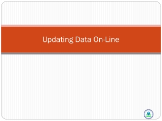 Updating Data On-Line