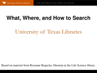 University of Texas Libraries