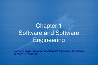 Chapter 1 Software and Software Engineering