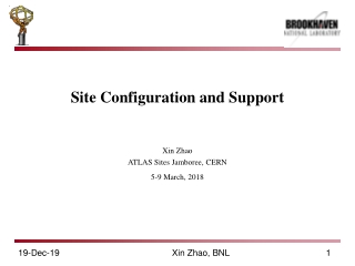 Site Configuration and Support