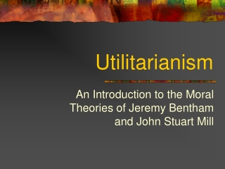 Utilitarianism