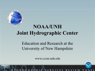 NOAA/UNH  Joint Hydrographic Center