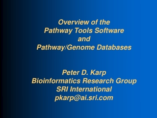 Pathway/Genome Database