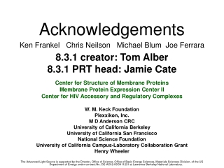 Acknowledgements