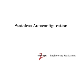 Stateless Autoconfiguration