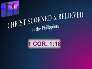 1 COR. 1:18