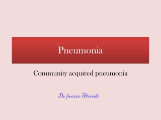 Pneumonia