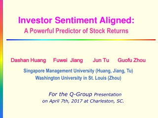 Investor Sentiment Aligned:  A Powerful Predictor of Stock Returns