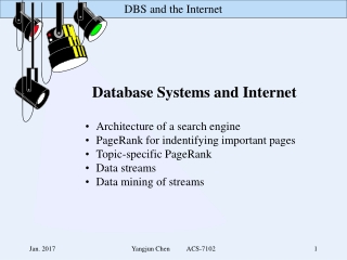 Database Systems and Internet