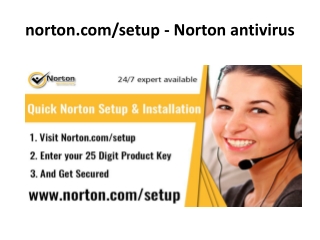 norton.com/setup - Norton antivirus