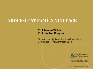 ADOLESCENT FAMILY VIOLENCE