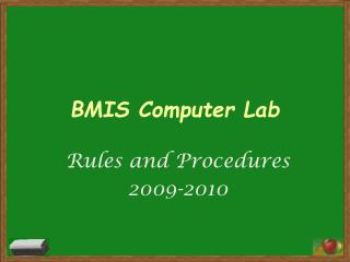 BMIS Computer Lab