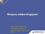 Risques m t orologiques