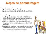 No o de Aprendizagem