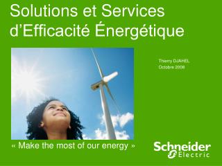 Solutions et Services d’Efficacité Énergétique