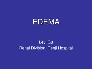 EDEMA