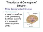 Theories and Concepts of Emotion