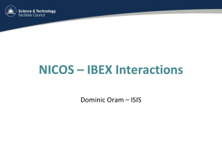 NICOS – IBEX Interactions