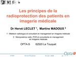 Les principes de la radioprotection des patients en imagerie m dicale