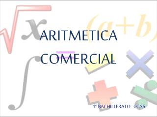 ARITMETICA COMERCIAL