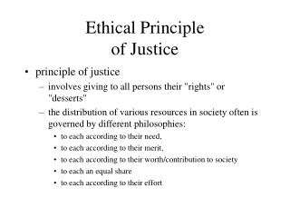 ethical principle