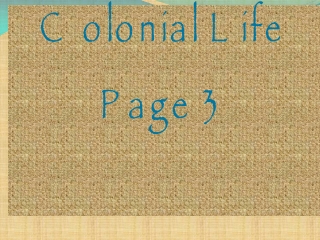 Colonial Life Page 3
