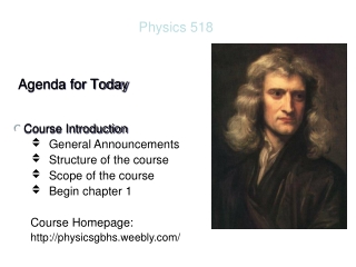 Physics 518