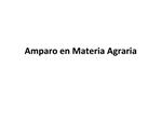 Amparo en Materia Agraria