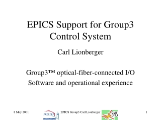 EPICS Support for Group3 Control System