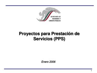 Proyectos para Prestación de Servicios (PPS)