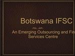 Botswana IFSC