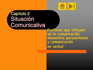 Capítulo 2 Situación Comunicativa