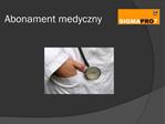 Abonament medyczny