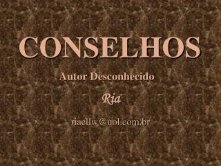 CONSELHOS