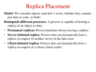 Replica Placement