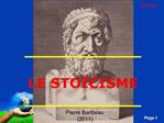____________ LE STO CISME ____________