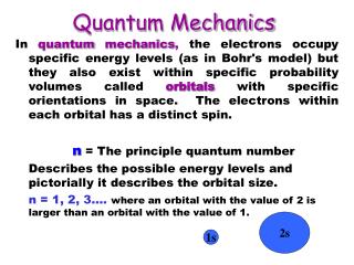 Quantum Mechanics