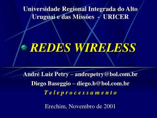 REDES WIRELESS