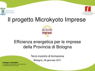 Il progetto Microkyoto Imprese