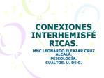 CONEXIONES INTERHEMISF RICAS.