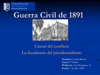 Guerra Civil de 1891